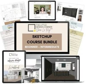 SketchUp Beginner + Intermediate Course Bundle